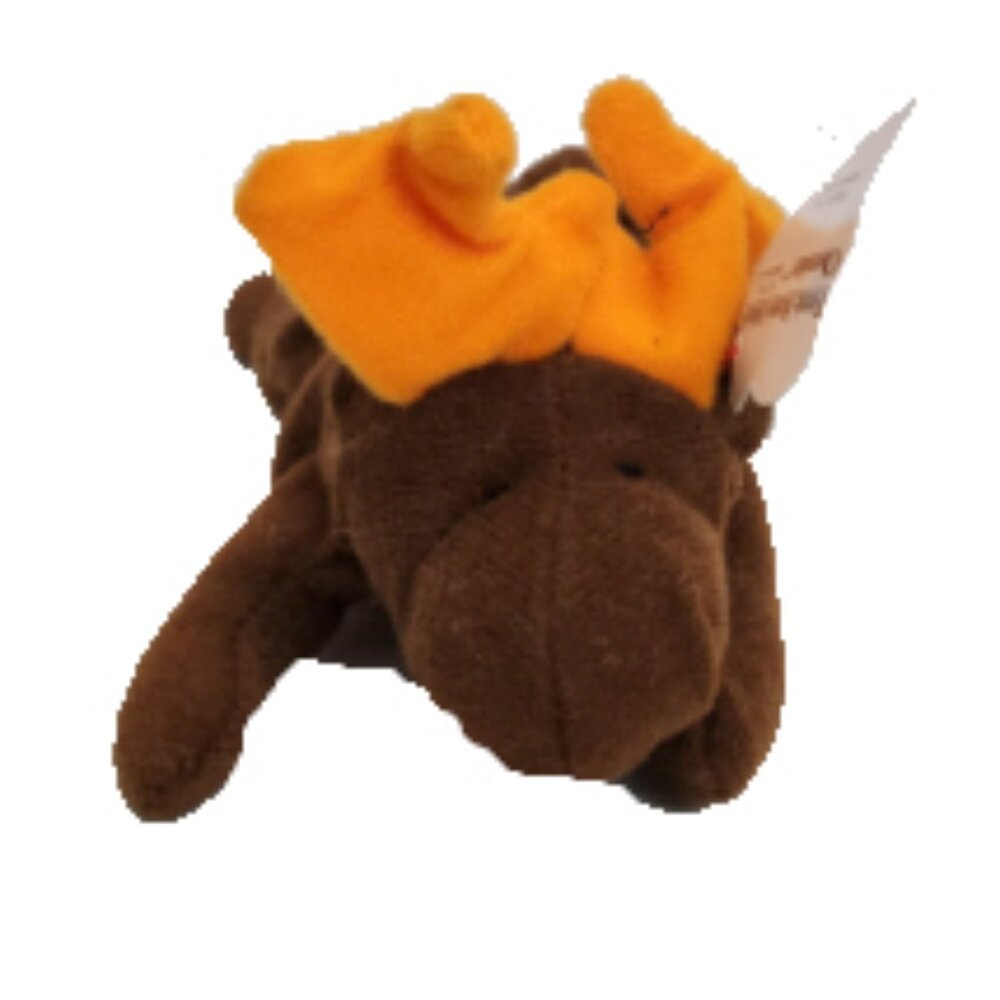 Vintage 1997 McDonald's TY Chocolate‎ the Moose Toy Animal #4 New in Package